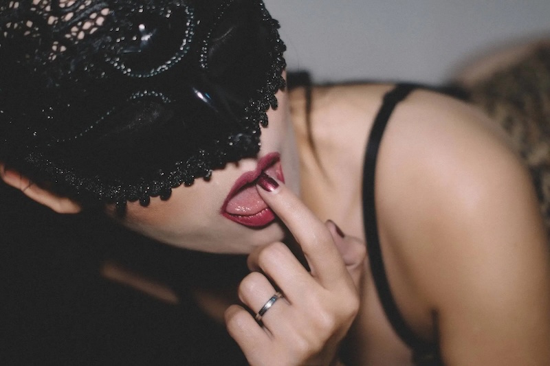 Lick a finger