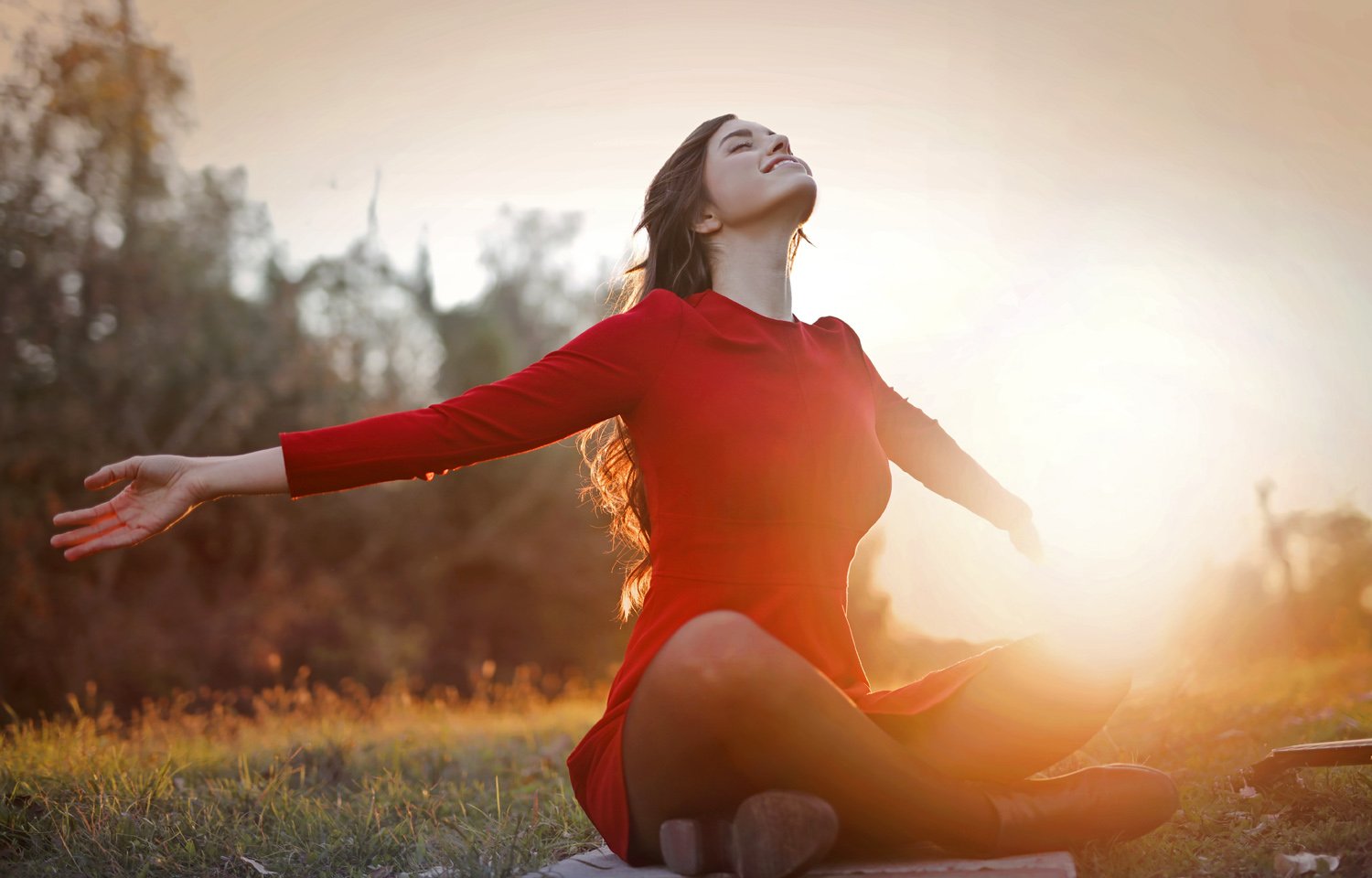 woman practicing individuation